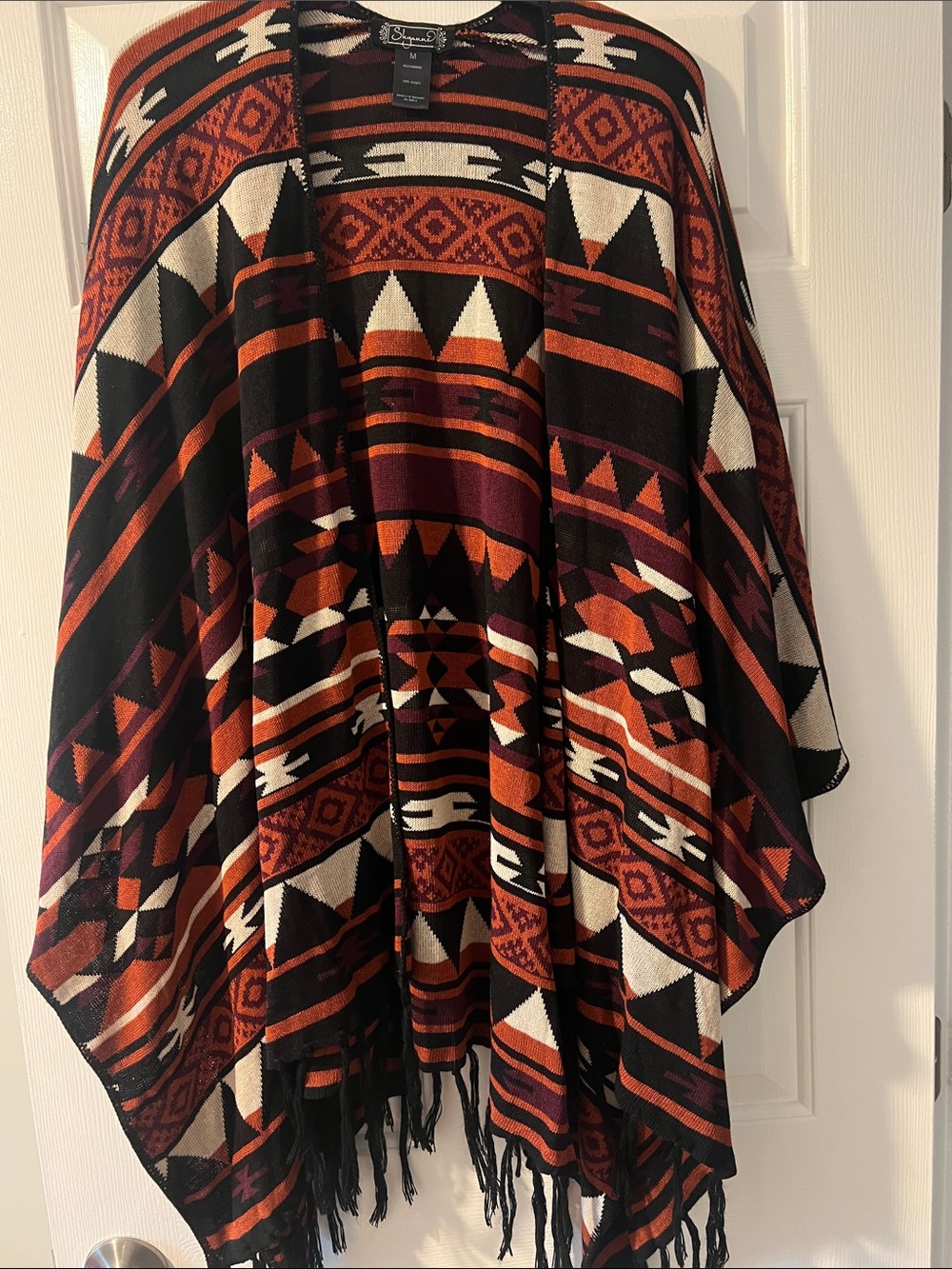 Shyanne Knit Sweater - Rust, Burgundy & Cream Stripes